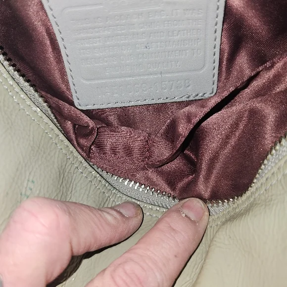 Coach Vintage Purse Cream - Picture 8 of 9
